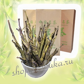 Чай Кудин 苦丁茶 (Горькая слеза/трава): скрученные листья падуба широколистного, горький и терпкий вкус